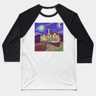 Vintage Universe Spiritual Swirls Baseball T-Shirt